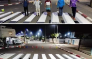 شباب متطوعون بمدينة طانطان يحولون ⁦‪ممرات‬⁩ الراجلين إلى أشكال ⁦‪ثلاثية‬⁩ ⁦‪الأبعاد