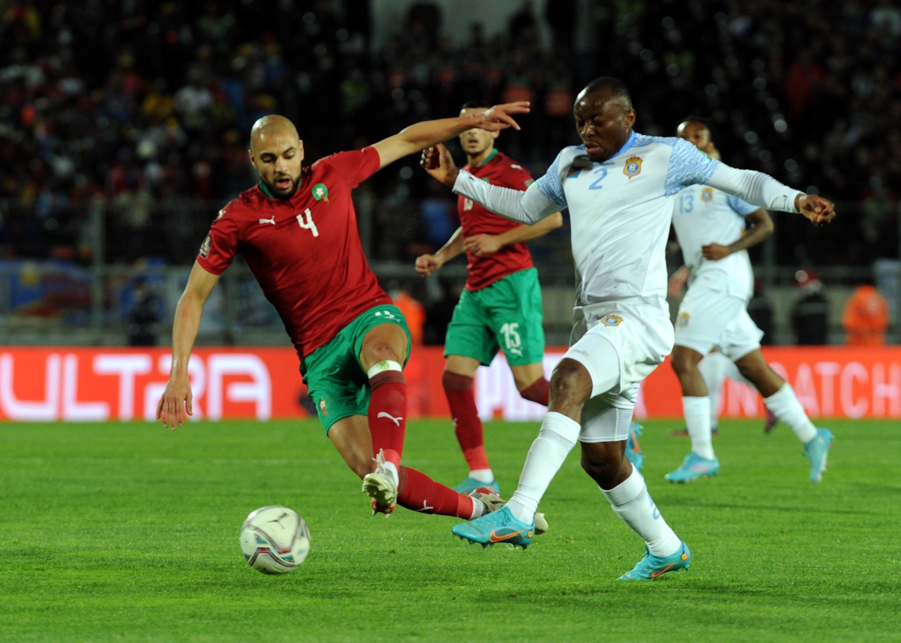 فوز المنتخب المغربي ضد نظيره الكونغولي في تصفيات كأس العالم.