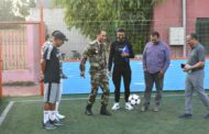 أشرف قائد الملحقة الادارية الأولى بالدروة على افتتاح مدرسة لكرة القدم