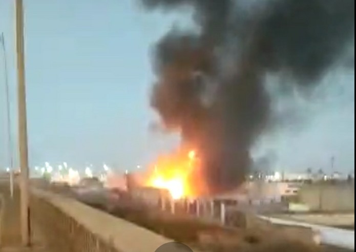 اندلاع حريق بمستودع للغاز بمدينة المحمدية